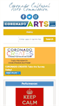 Mobile Screenshot of coronadoarts.com